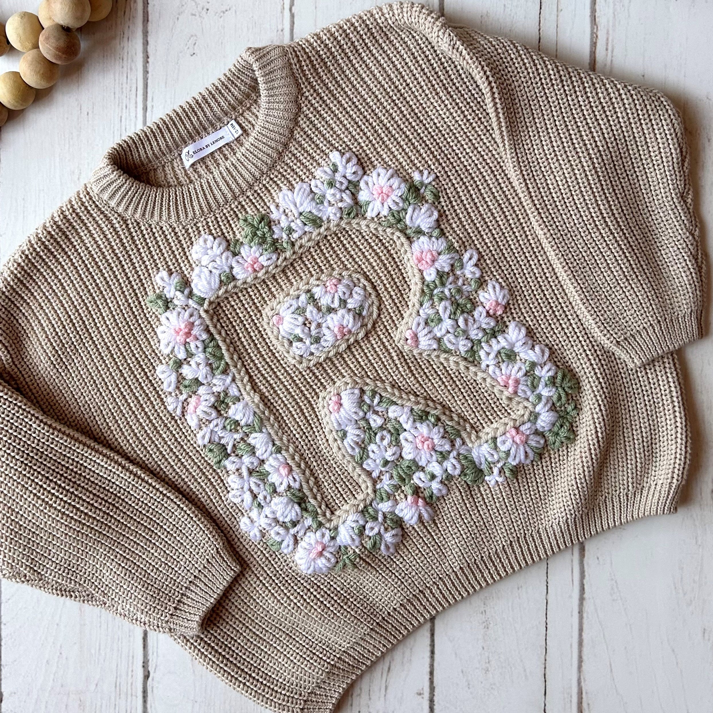 Pocket Full of Posies Custom Knit Jumper