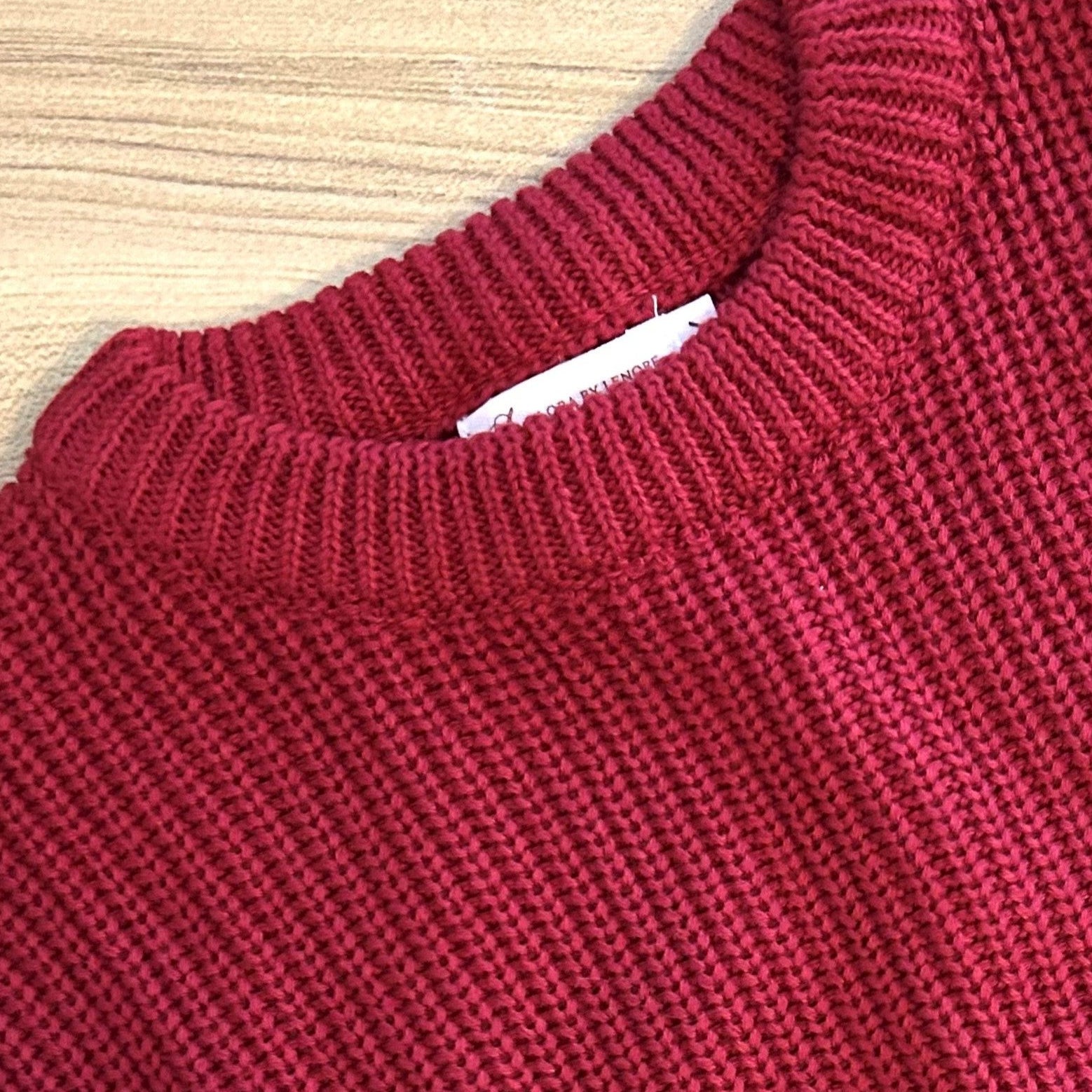 Red Knit Jumper