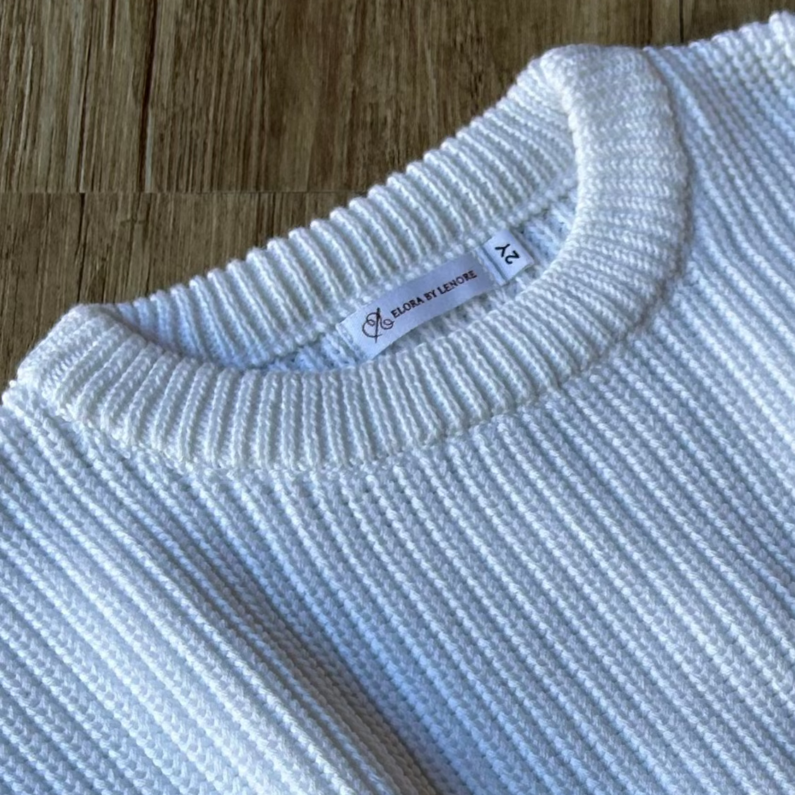 White Knit Jumper