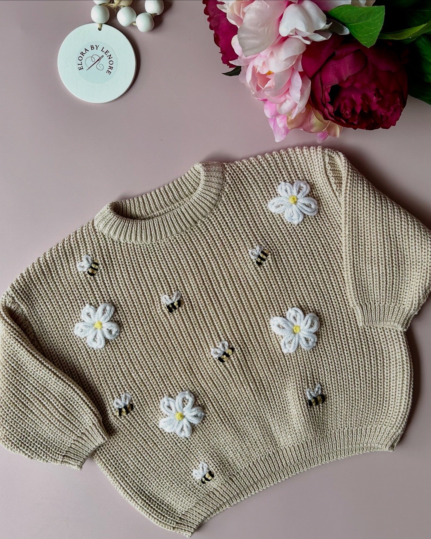 Daisy Fields Custom Knit Jumper – Elora By Lenore