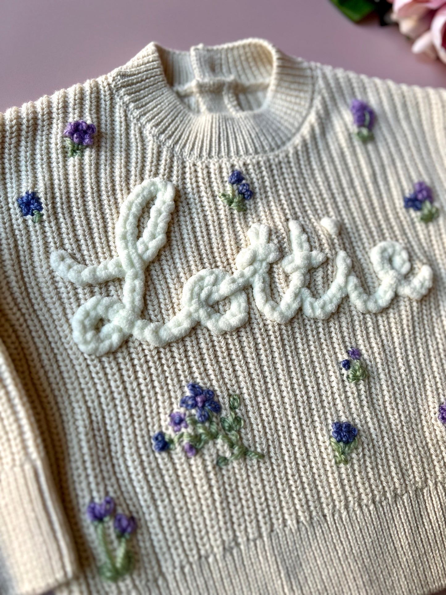 Lottie, Lavender Haze & Pearls, Oat, 12-18M