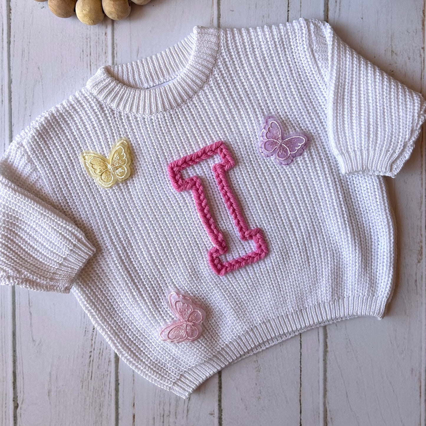 Single Letter Custom Knit Jumper