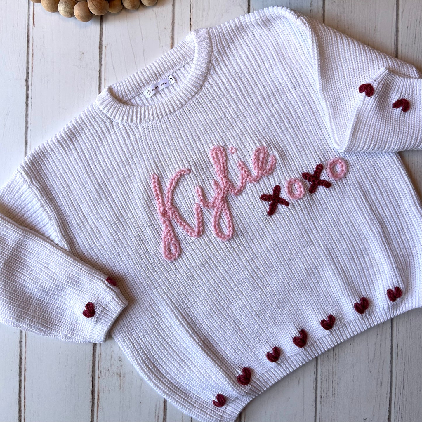 Single Name/Phrase Custom Knit Jumper