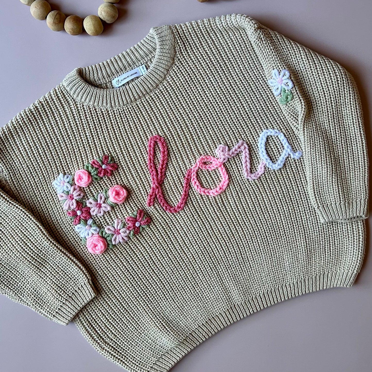 Single Name/Phrase Custom Knit Jumper