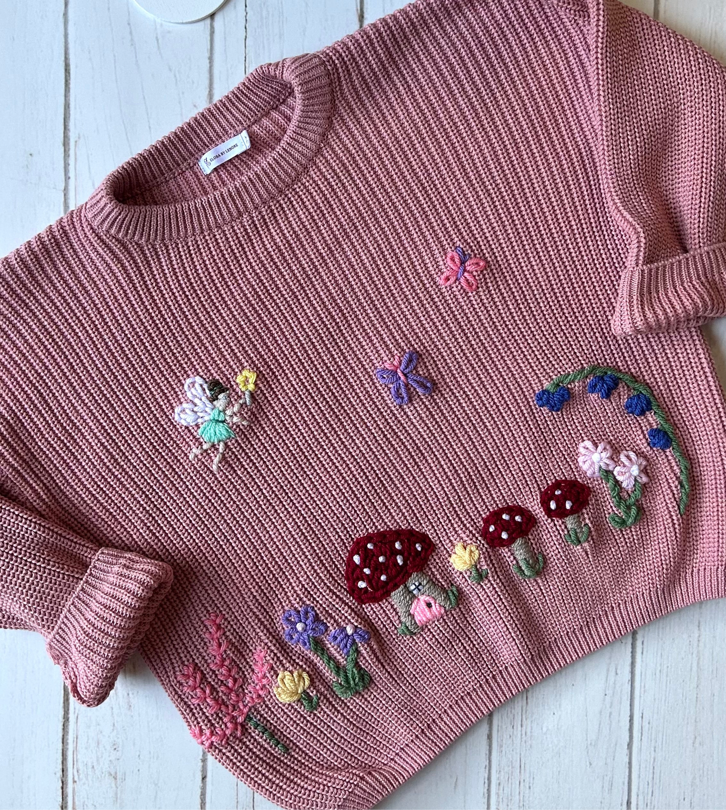 Fairy Garden Custom Knit Jumper