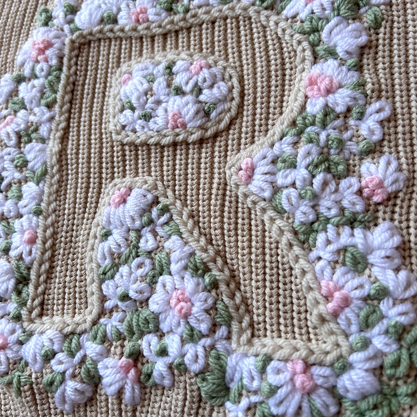 Pocket Full of Posies Custom Knit Jumper