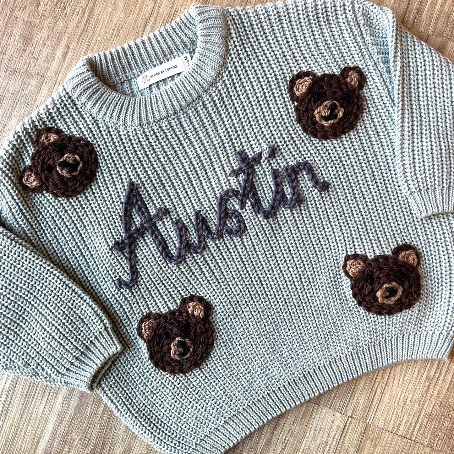 Teddy Bears Custom Knit Jumper