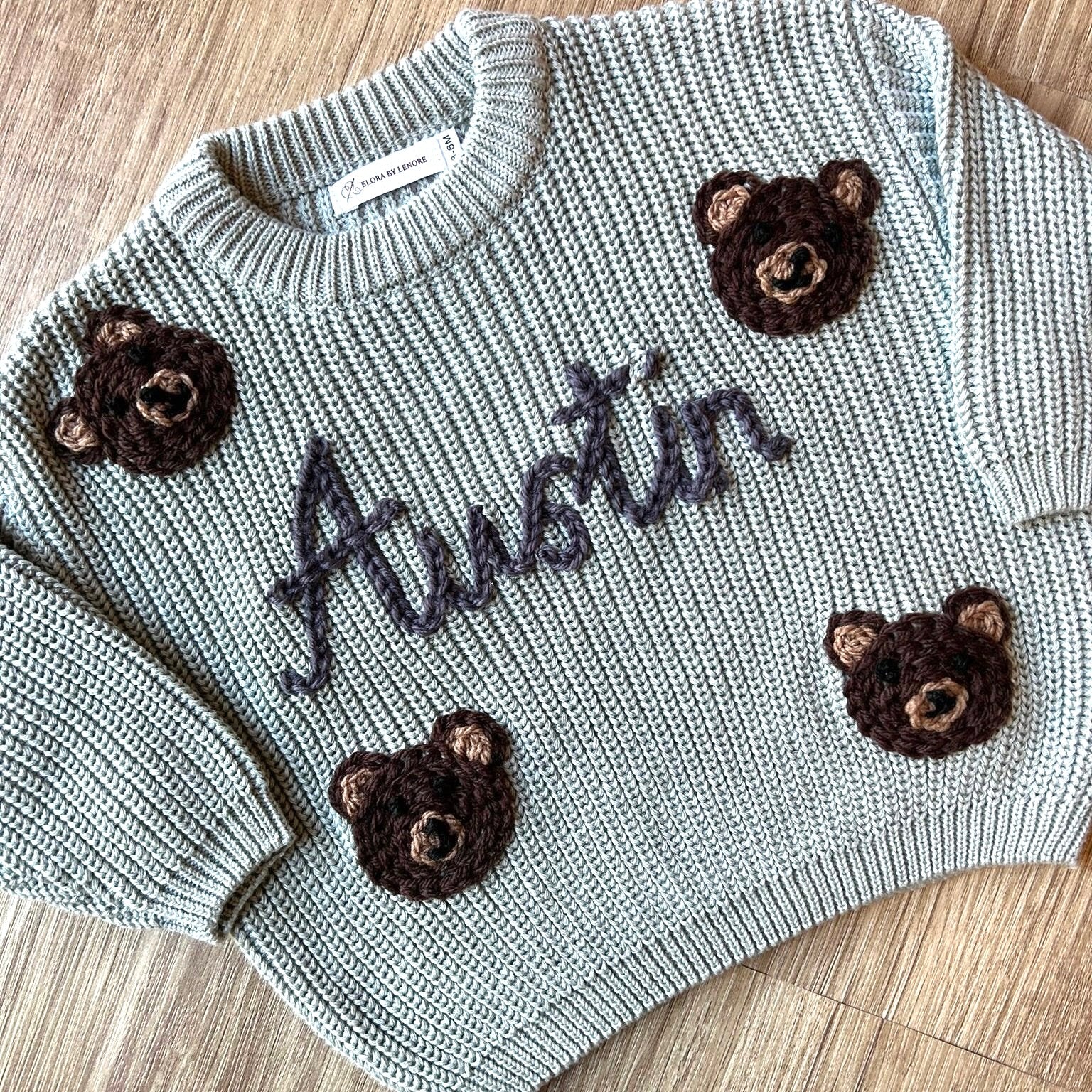 Teddy Bears Custom Knit Jumper