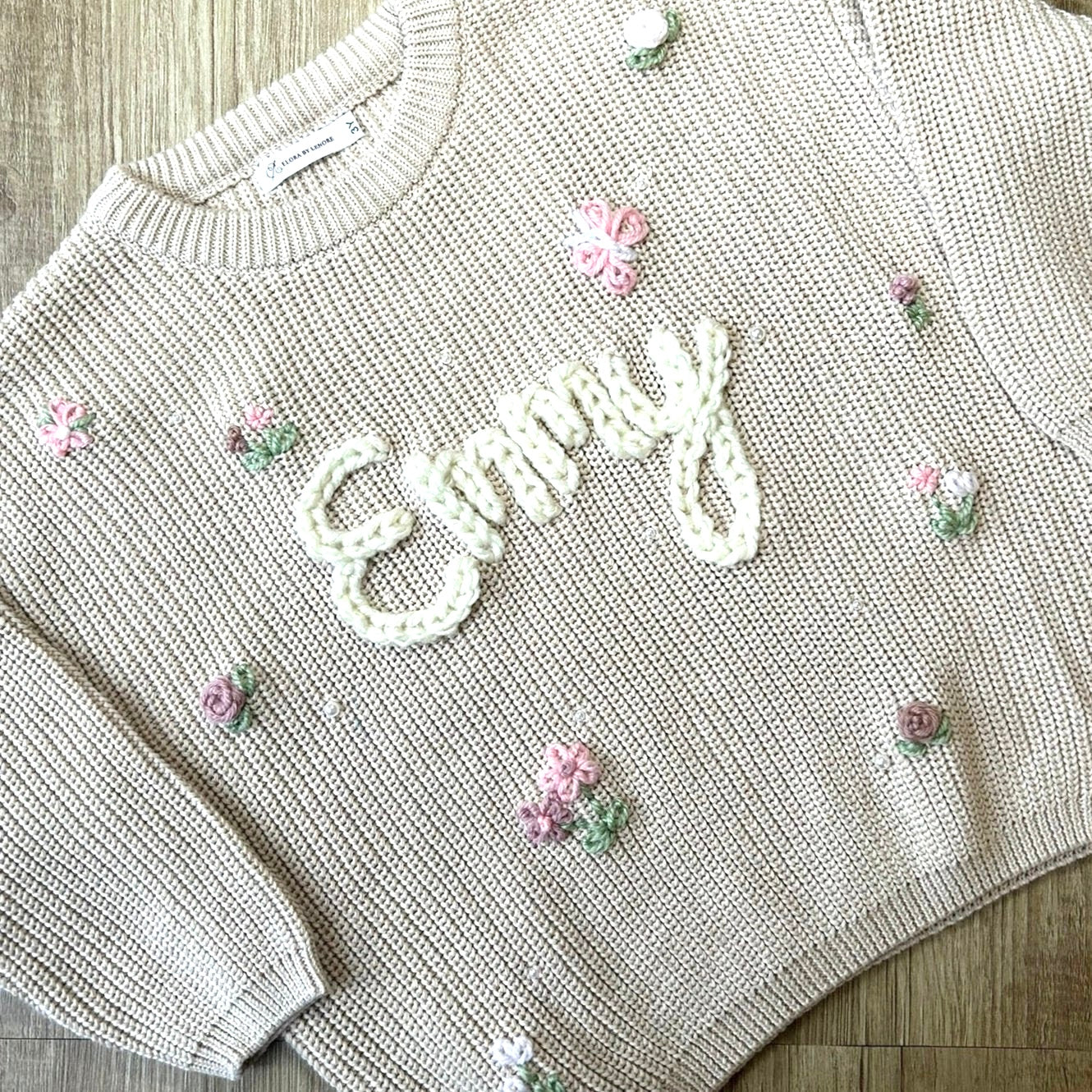 Strawberry Haze Custom Knit Jumper