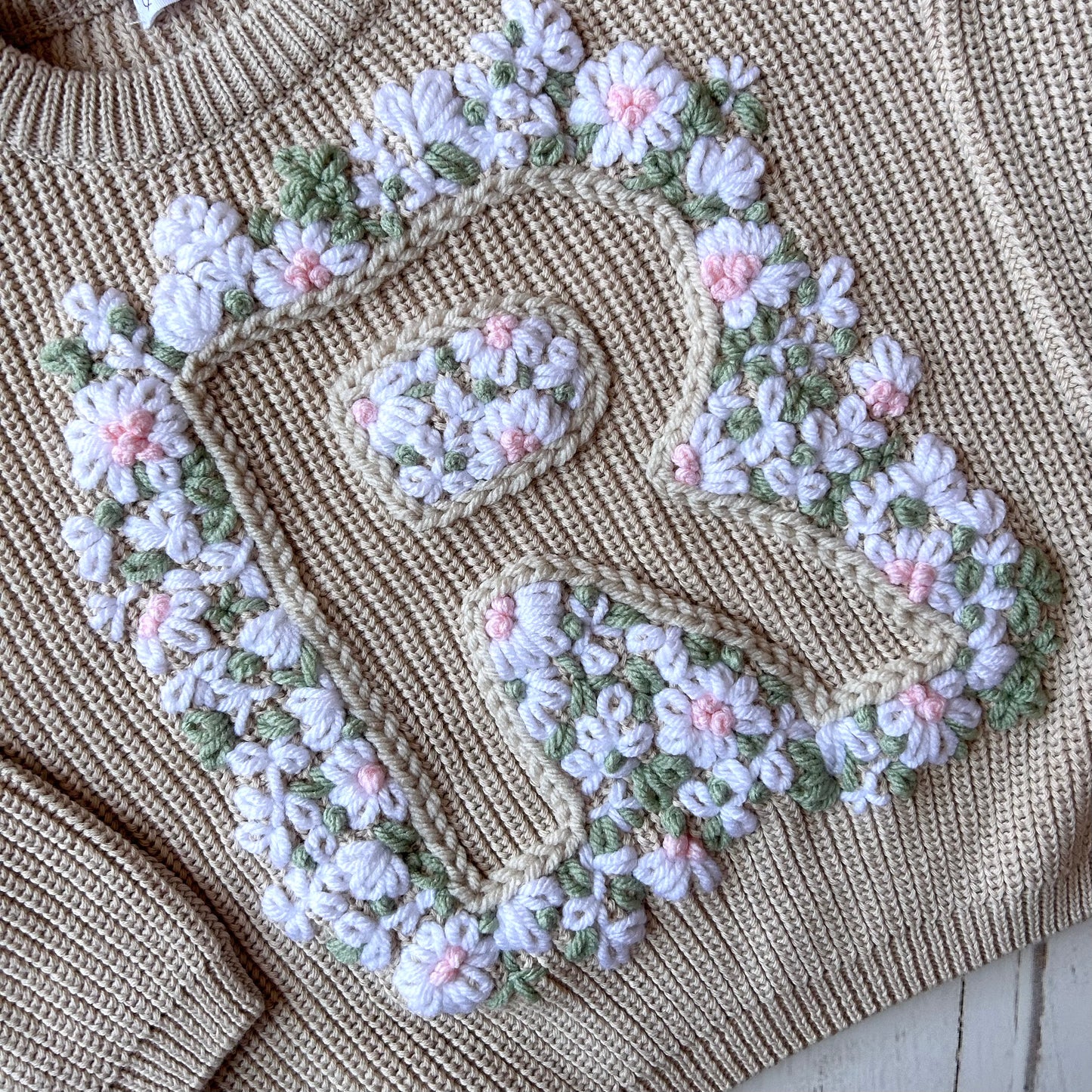 Pocket Full of Posies Custom Knit Jumper