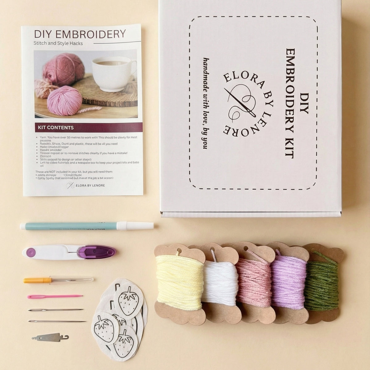 DIY Name Embroidery Kit for Clothing & Gifts | Personalize Jumpers ...