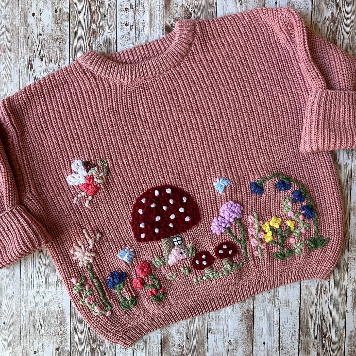 Fairy Garden Custom Knit Jumper
