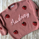 Strawberry Fields Custom Knit Jumper