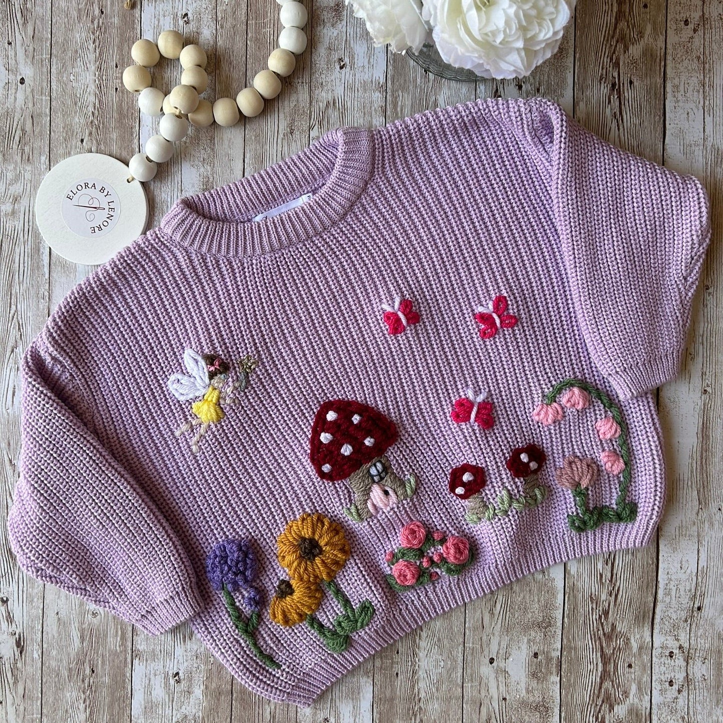 Fairy Garden Custom Knit Jumper