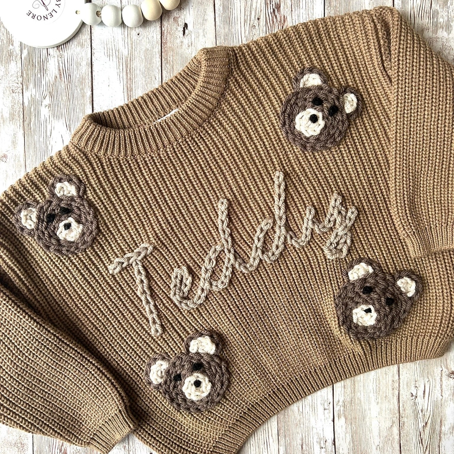 Teddy Bears Custom Knit Jumper