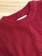 Red Knit Jumper