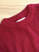 Red Knit Jumper